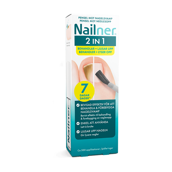 Nailner 2 in 1 Pensel